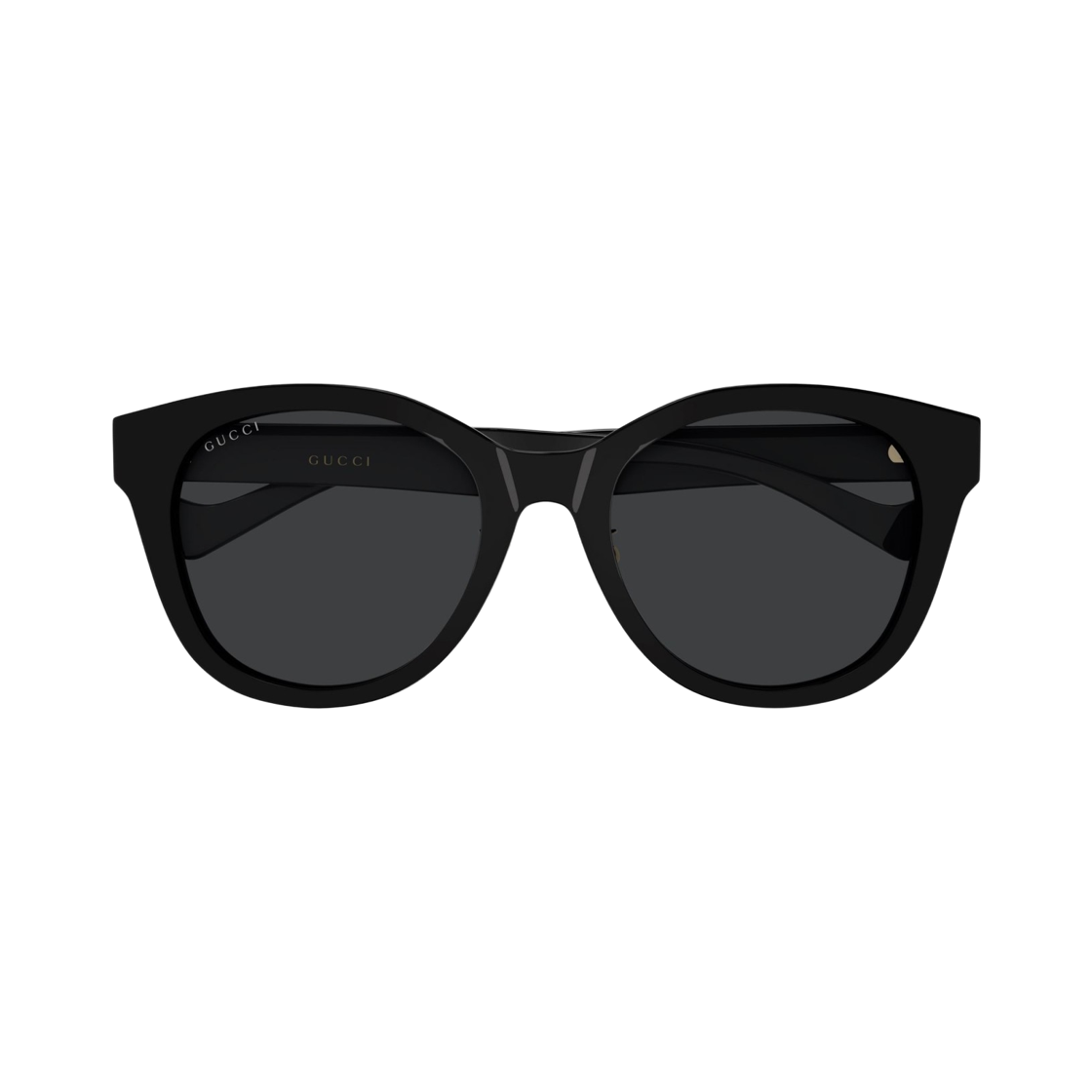 GG1002SK-001 (W) Gucci Round Frame Sunglasses Black
