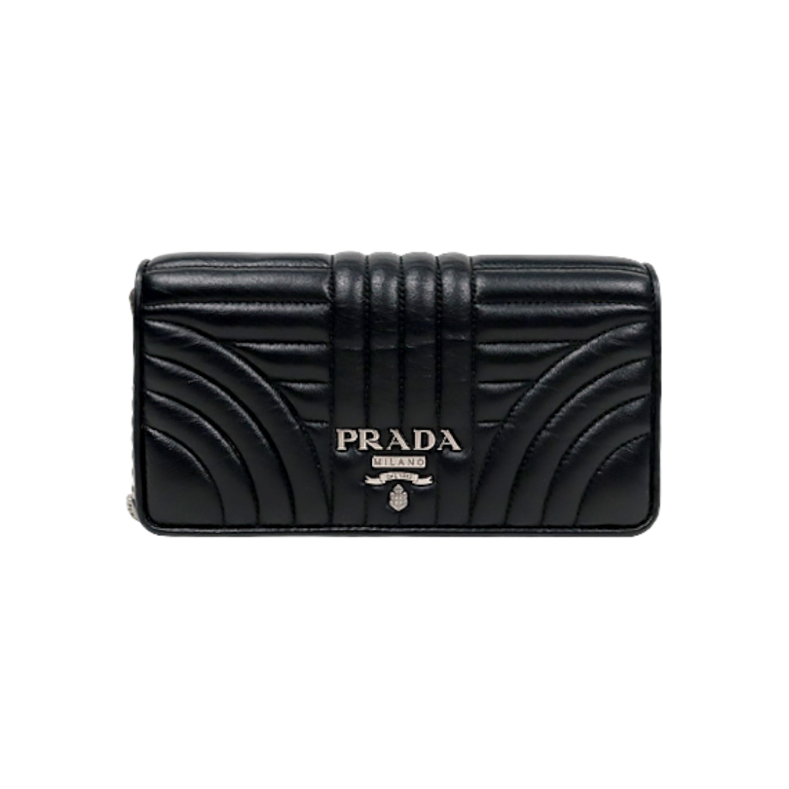ITNOO78P5RHT Prada Black Diagram WOC C-A59843