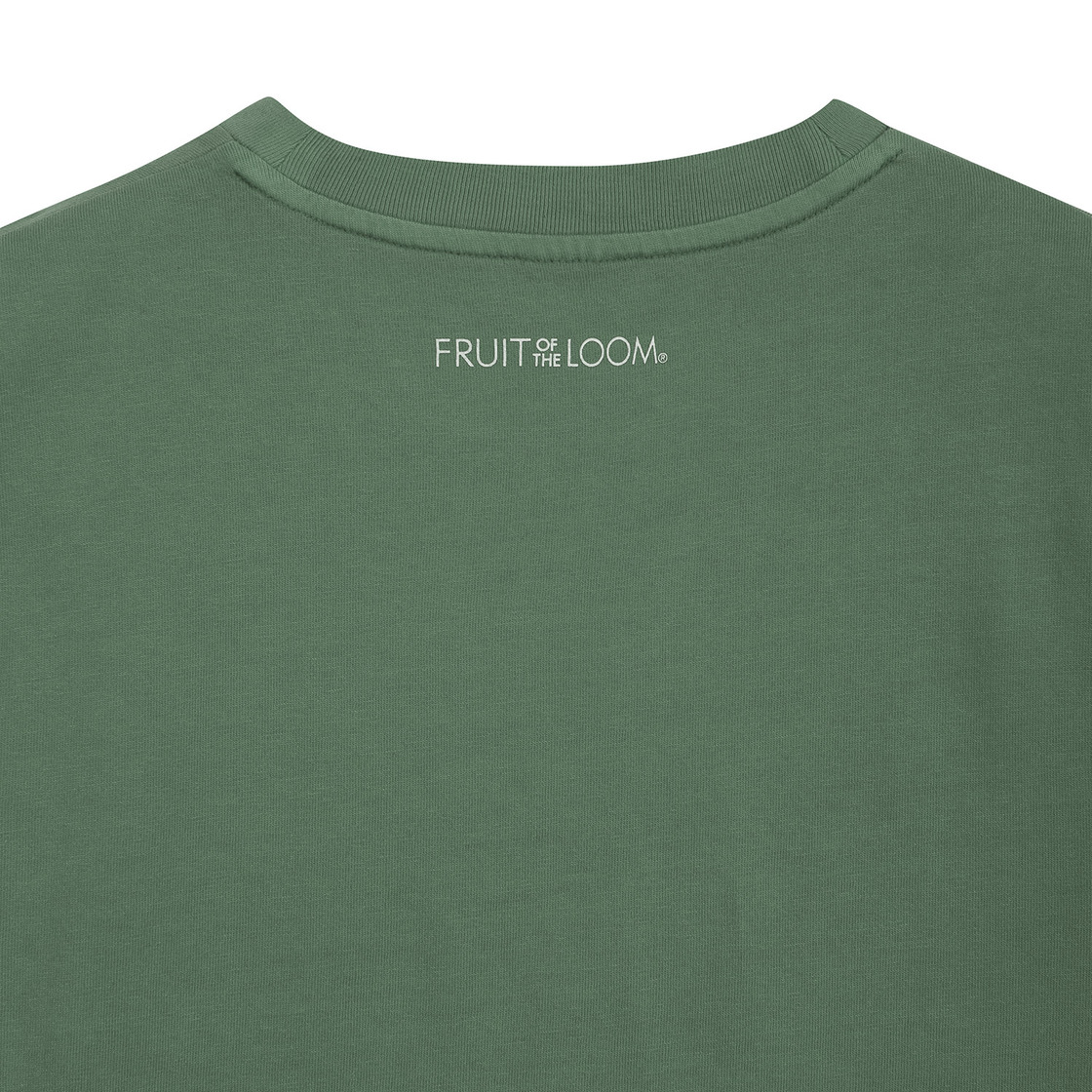 프룻오브더룸 피그먼트 USA 그래픽 티셔츠 그린(fruitoftheloom Pigment USA Graphic T-shirts GREEN) - 4