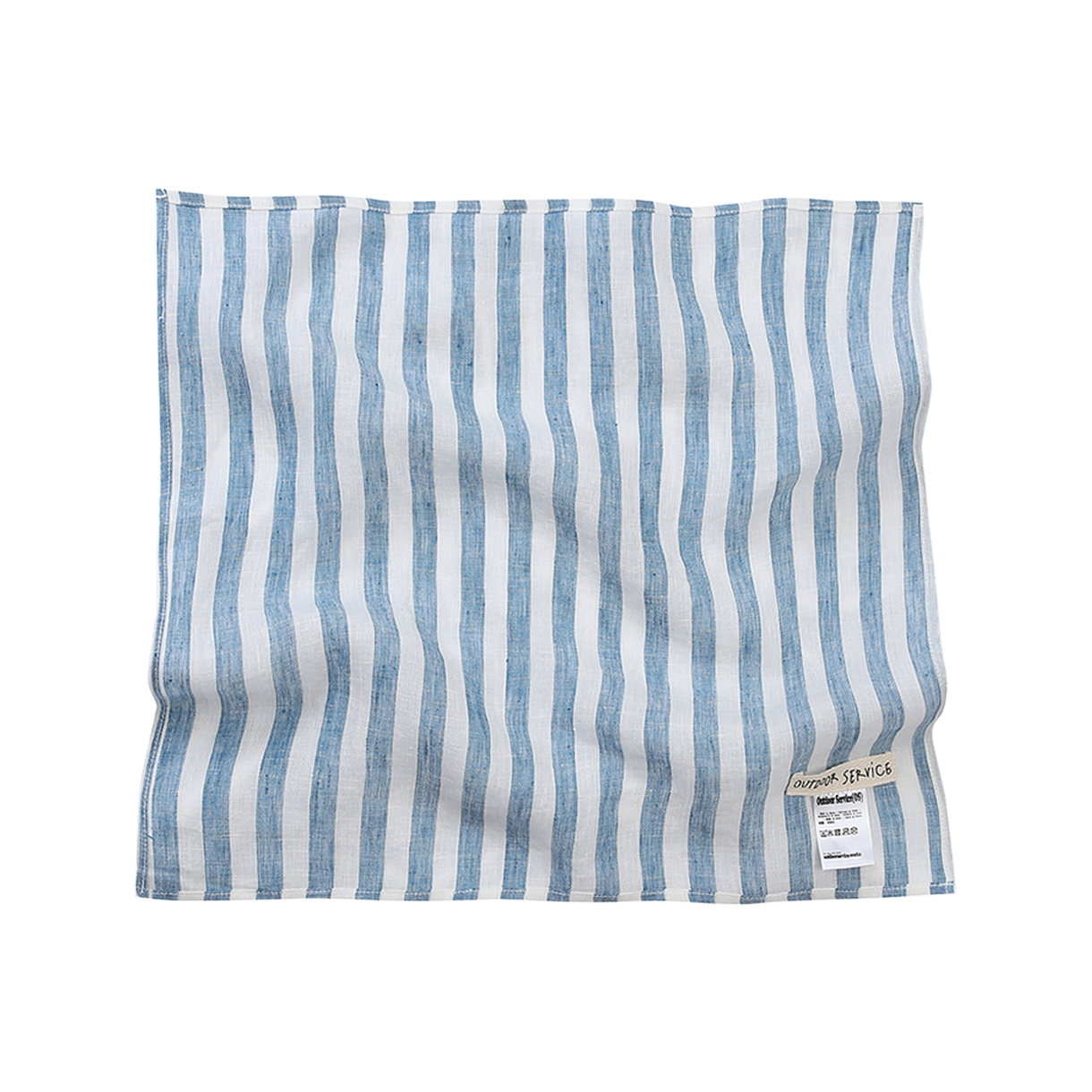 아웃도어서비스 린넨 서비스 타월 - 블루 스트라이프(OS Linen Service Towel - Blue Stripe) - 2