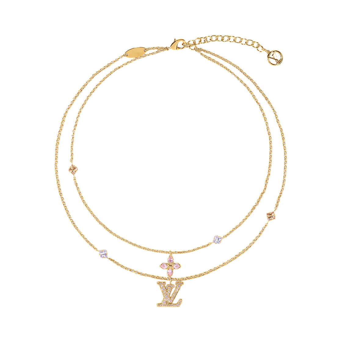 M04114 (W) Louis Vuitton Lady LV Necklace Gold