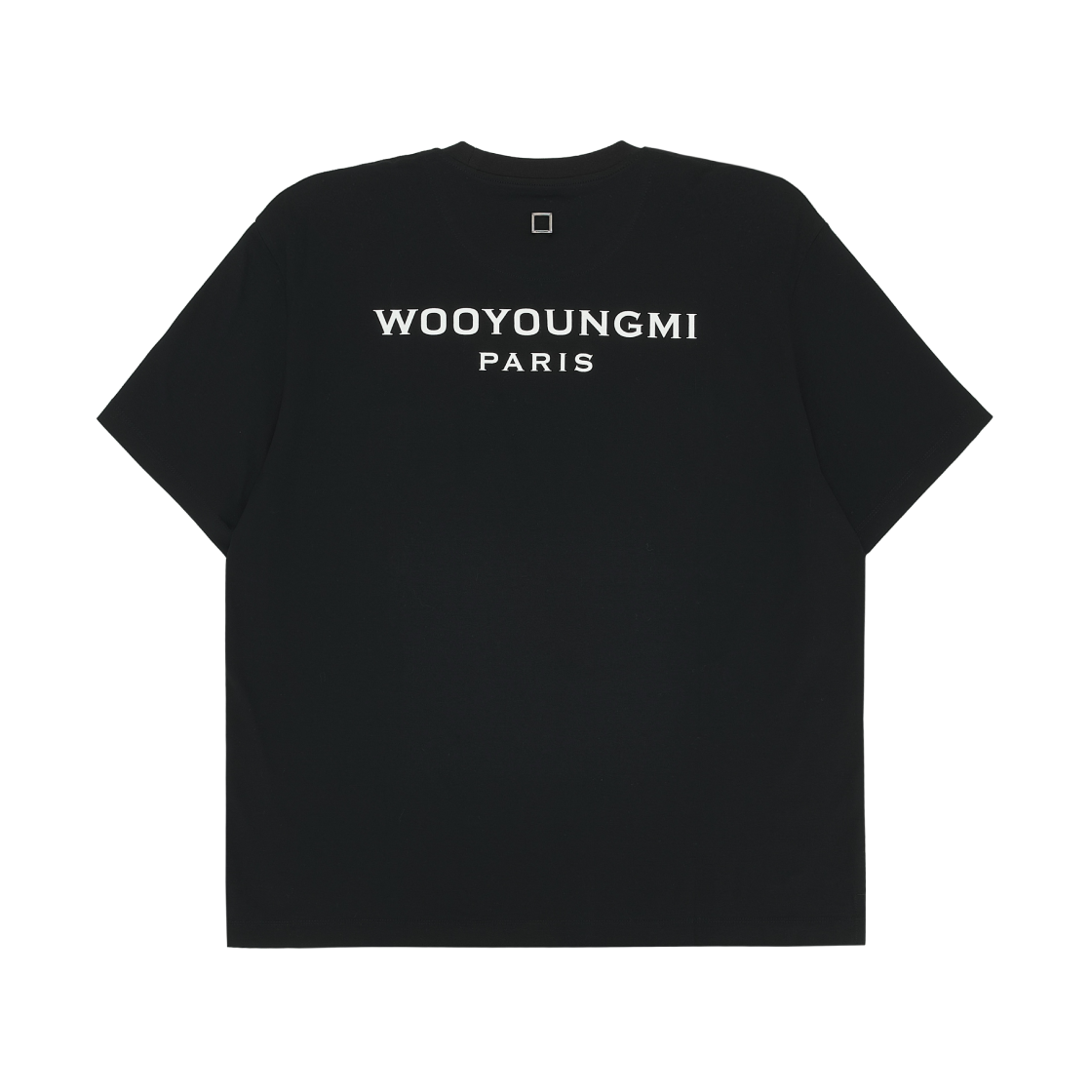 우영미 백 로고 티셔츠 블랙 - 26SS(Wooyoungmi Back Logo T-Shirt Black - 26SS)