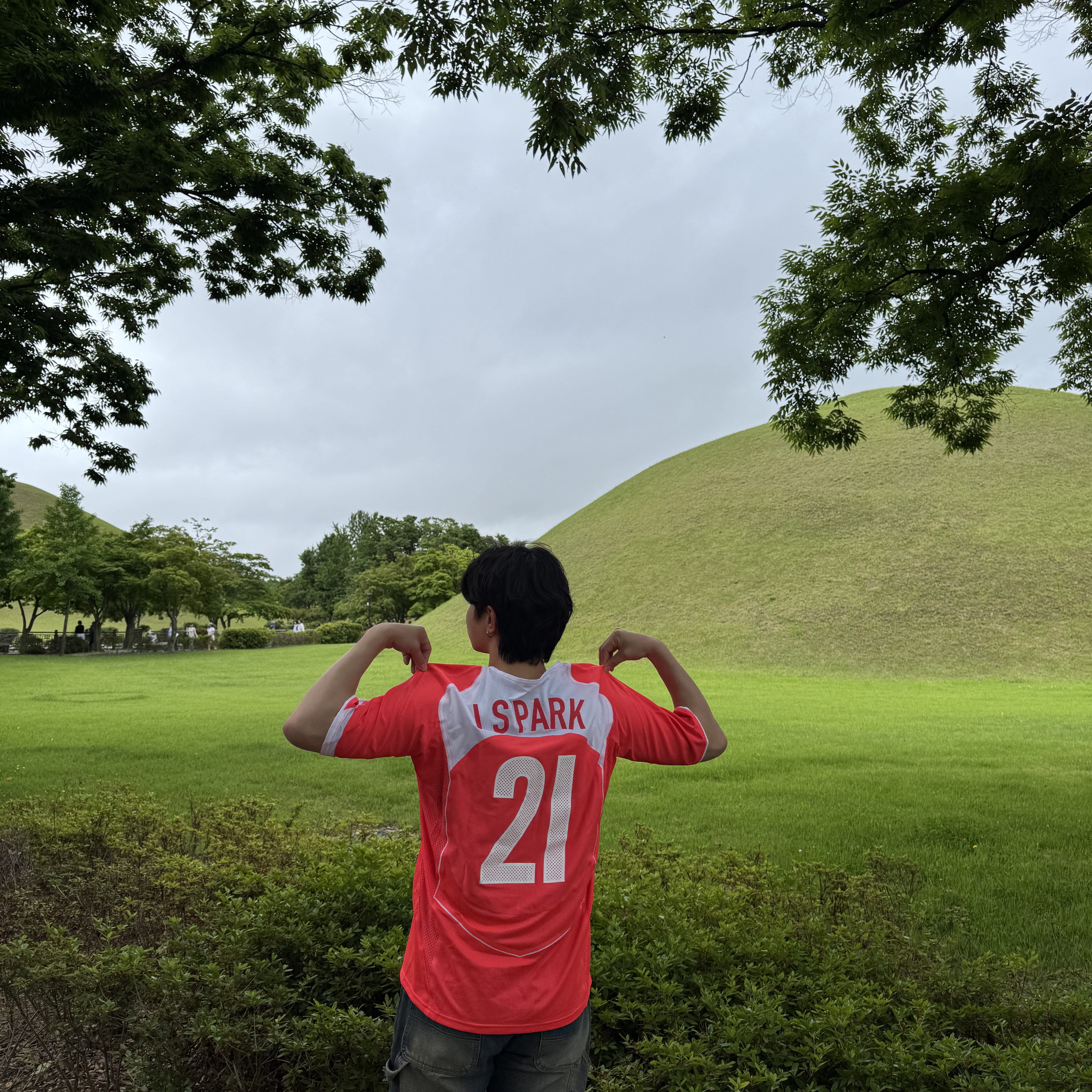 Nike Park Ji-Sung South Korea 2004 Total 90 Reissue Soccer Replica Jersey (Marking Ver.) 착용 스타일