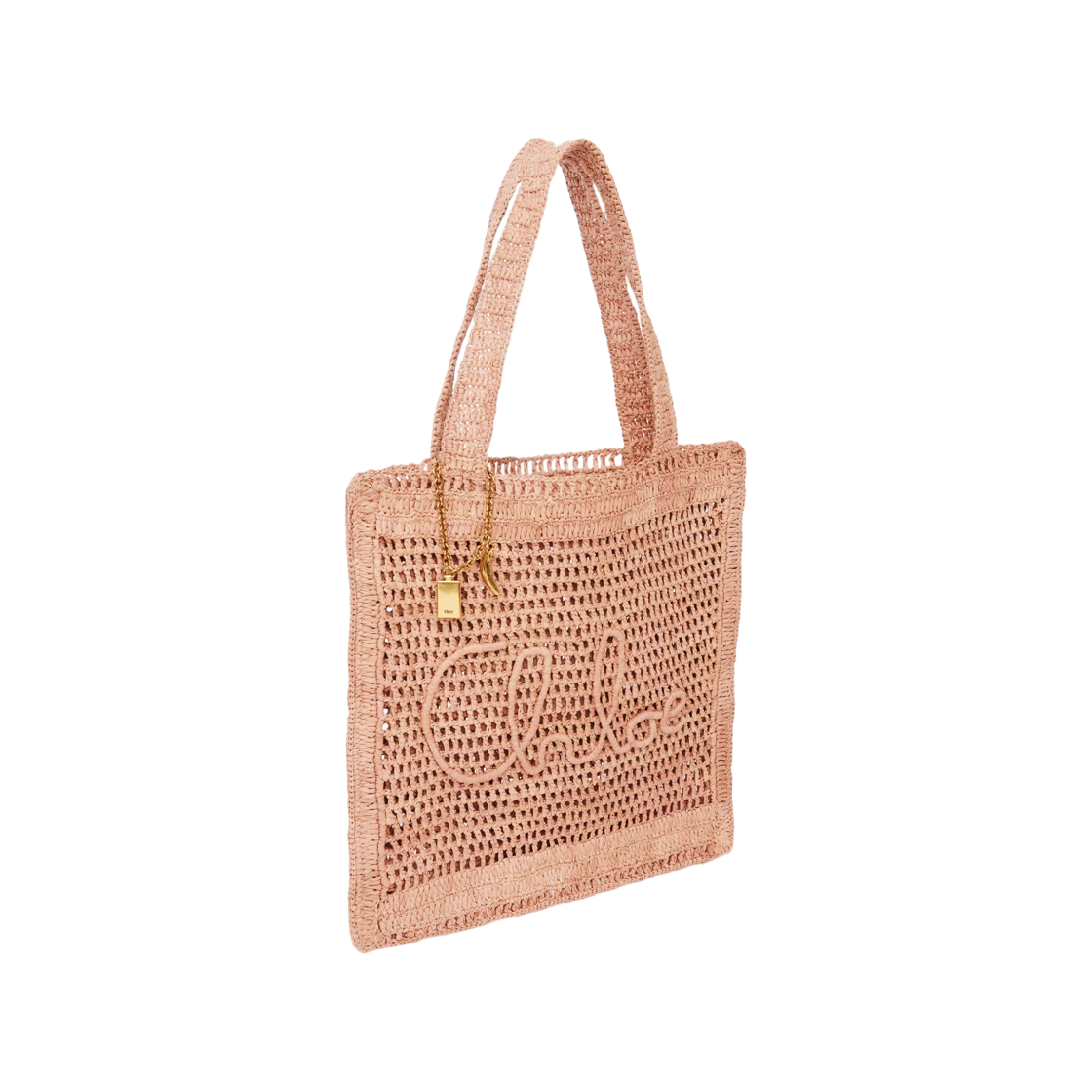 끌로에 썸머 바나나 토트백 라피아 써머리 베이지(Chloe Summer Banana Tote Bag in Raffia Summery Beige) - 2