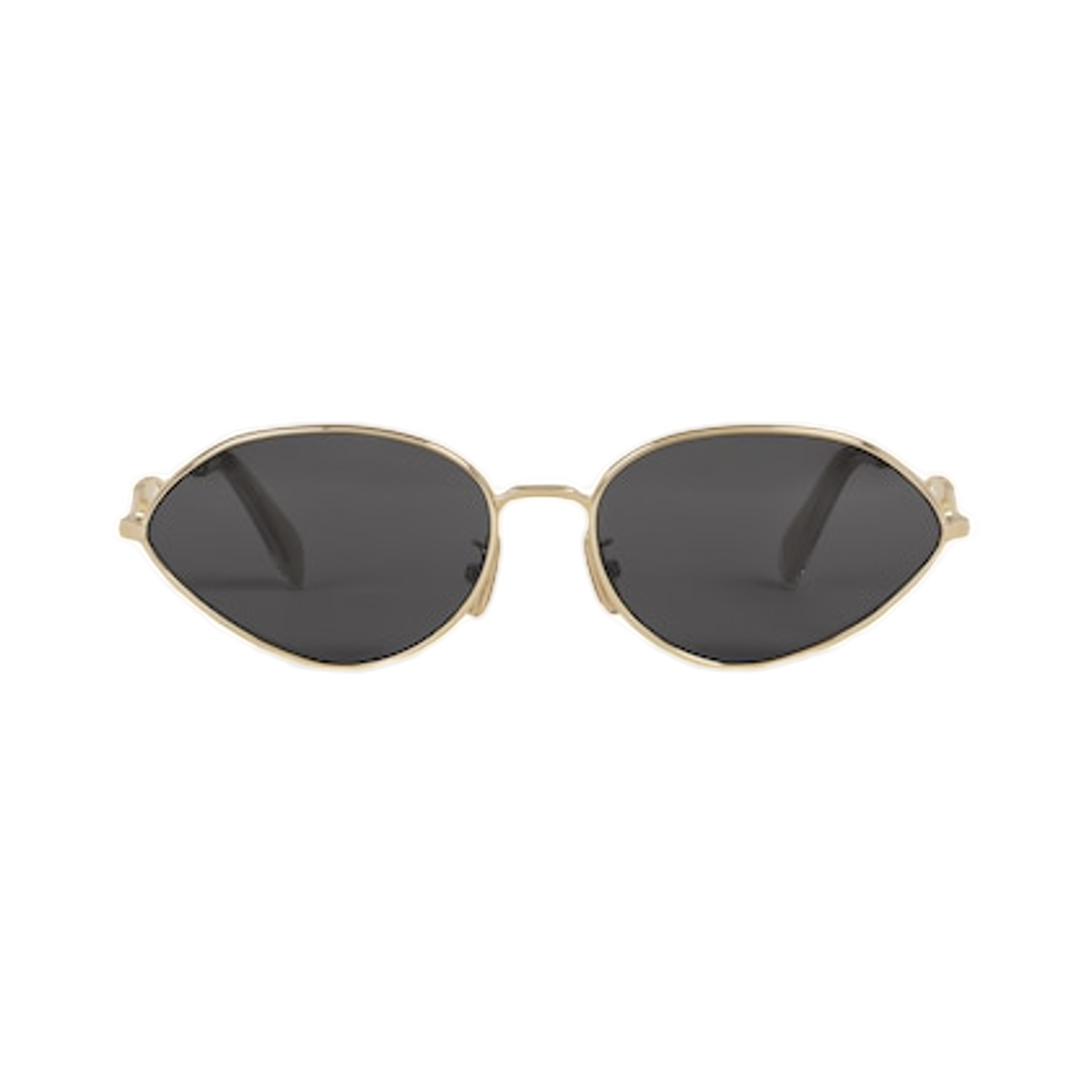 4S354CMLB-35LS (W) Celine Wire 01 Sunglasses in Metal Light Gold Smoke
