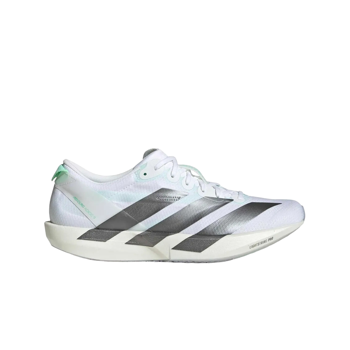 KH8897 (W) Adidas Adizero Adios 9 Cloud White Iron Metallic