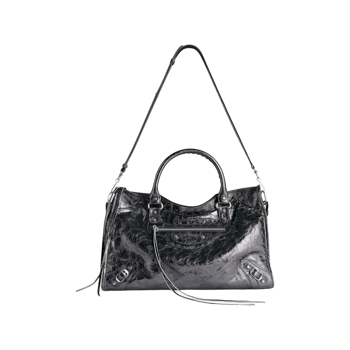 발렌시아가 르 시티 미디움 백 스틸 그레이(Balenciaga Le City Medium Bag Steel Grey) - 3