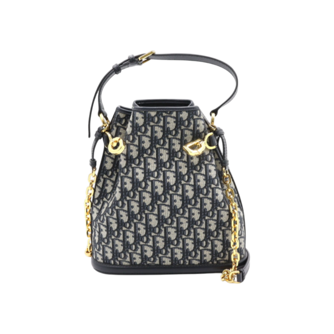 ITG22DRLJIIV Dior Oblique Saddle Medium Tote Bag