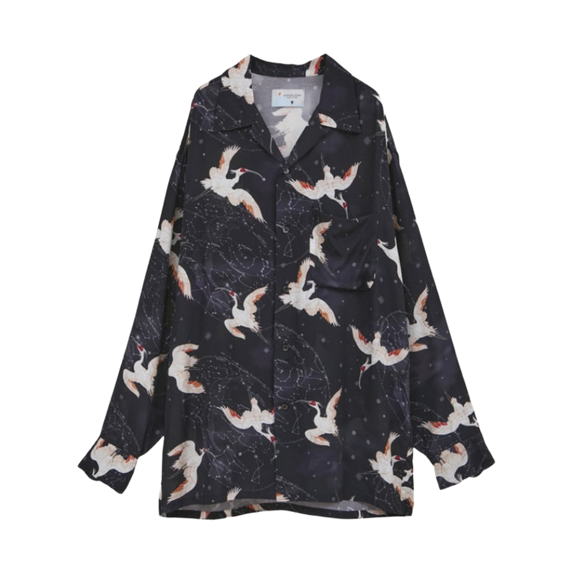 A2859FB349 Converse Tokyo x Nipoaloha Toki Long Sleeve Shirt Black