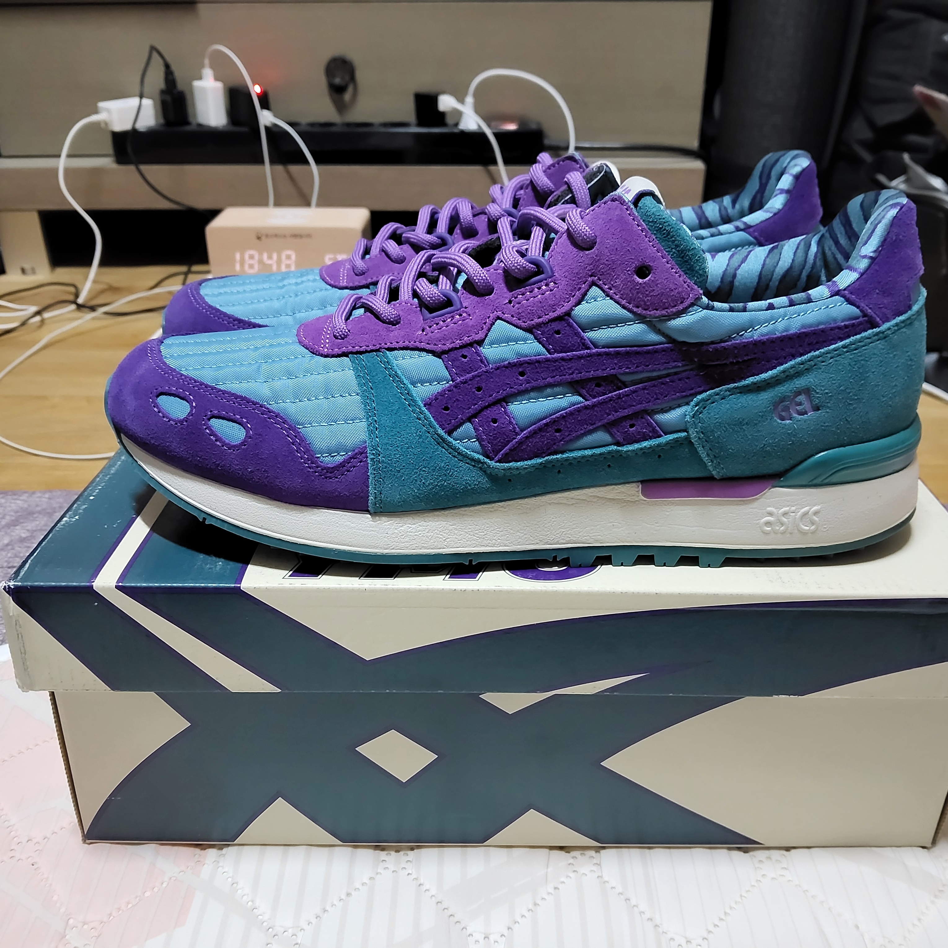 Asics x YMC Gel-Lyte XT Gris Blue 착용 스타일 - 1