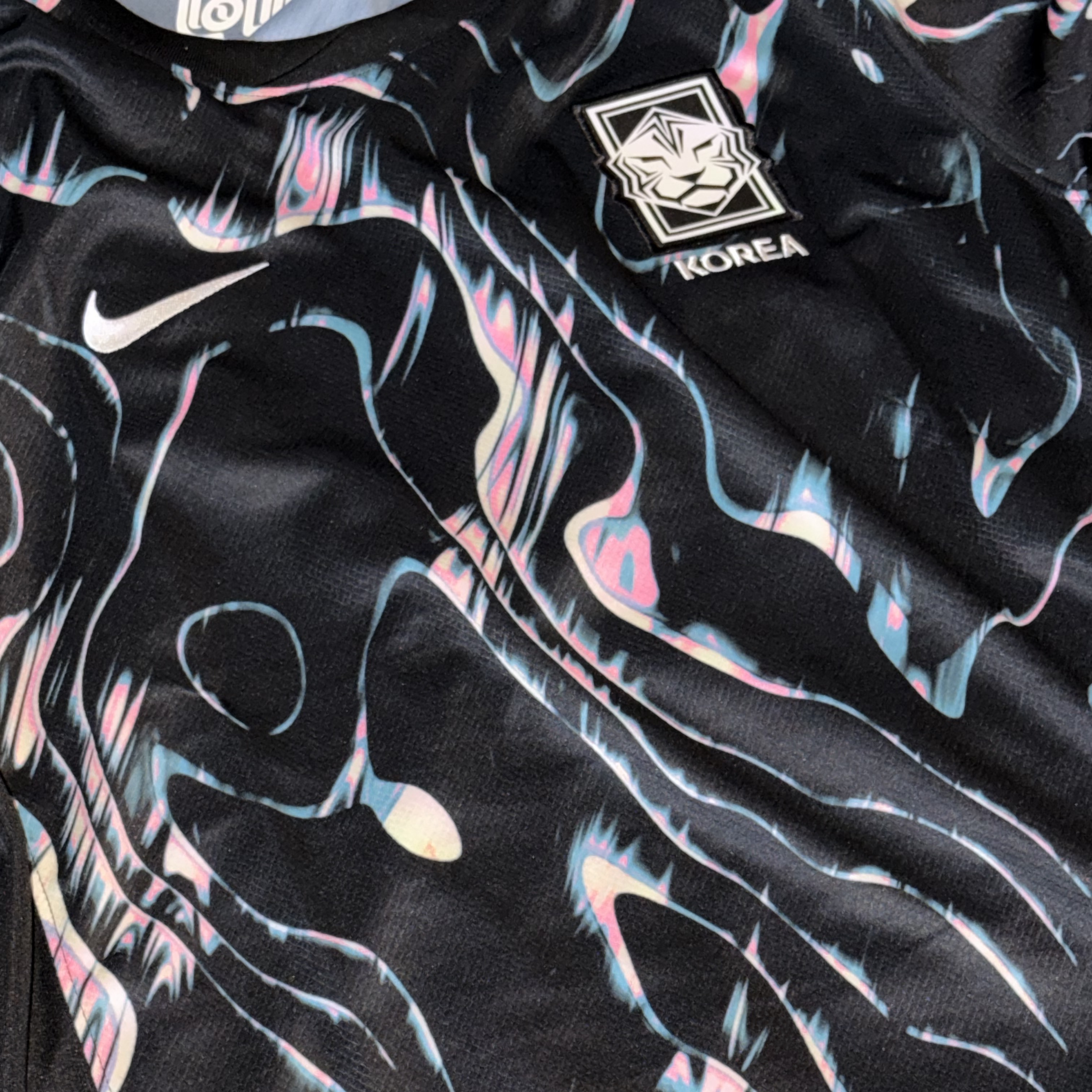 Nike Korea 2023/24 Dri-Fit Stadium Away Replica Jersey Black Pink Glow - Asia (Non Marking Ver.) 착용 스타일