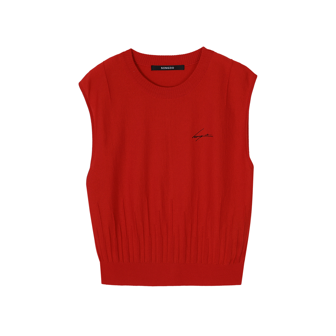 WH3KT705RD (W) SONGZIO COLLECTION Underdart Sleeveless Knit Red