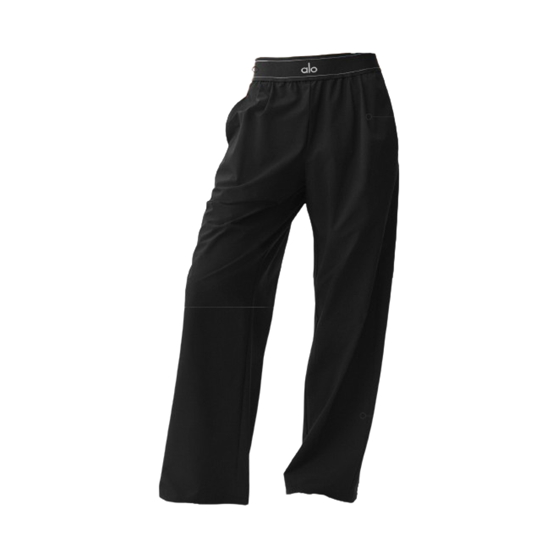 (W) 알로 요가 수트 업 트라우저 숏 블랙((W) Alo Yoga Suit Up Trousers Short Black)