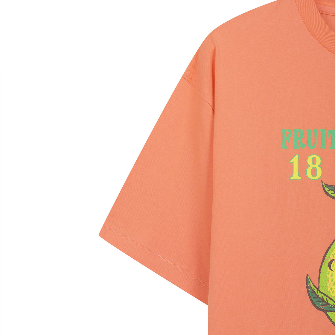 프룻오브더룸 프룻 1851 레몬 반팔티셔츠 오렌지(fruitoftheloom Fruit 1851 Lemon Banpal T-shirts ORANGE) - 5