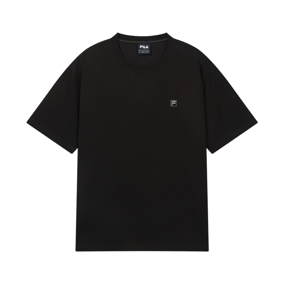 [6% 적립] 휠라 Coldwave+ 뒤판 레터링 반팔티 블랙([6% 적립] FILA Coldwave+ Back Lettering T-Shirt Black)
