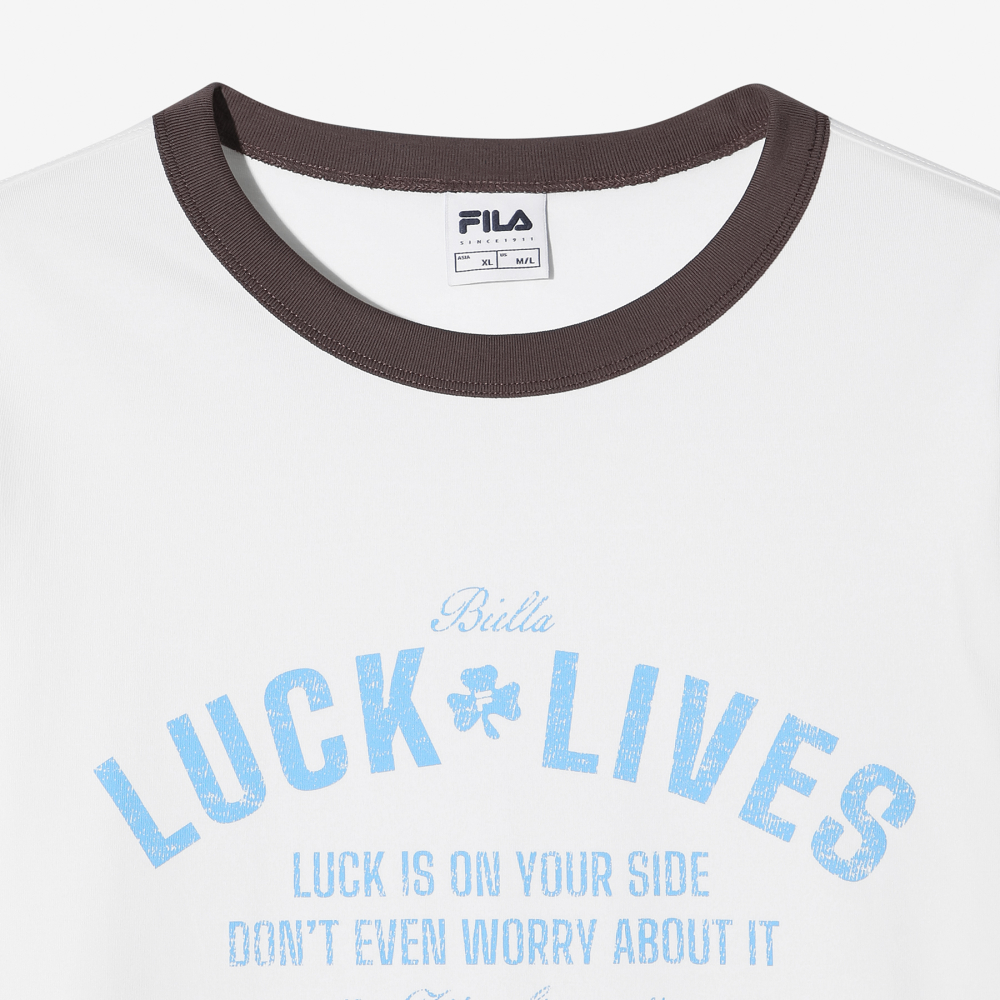 [6% 적립] 휠라 Coldwave+ 링거 그래픽 반팔티 화이트([6% 적립] FILA Coldwave+ Ringer Graphic T-Shirt White) - 5
