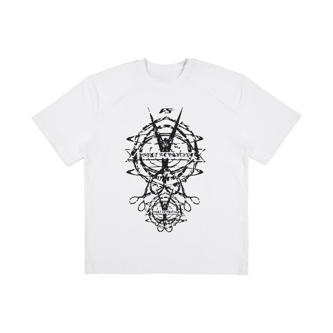 포스센스티브 다크니스 시저스 티셔츠 화이트(Force Sensitive Darkness Scissors T-Shirt White)