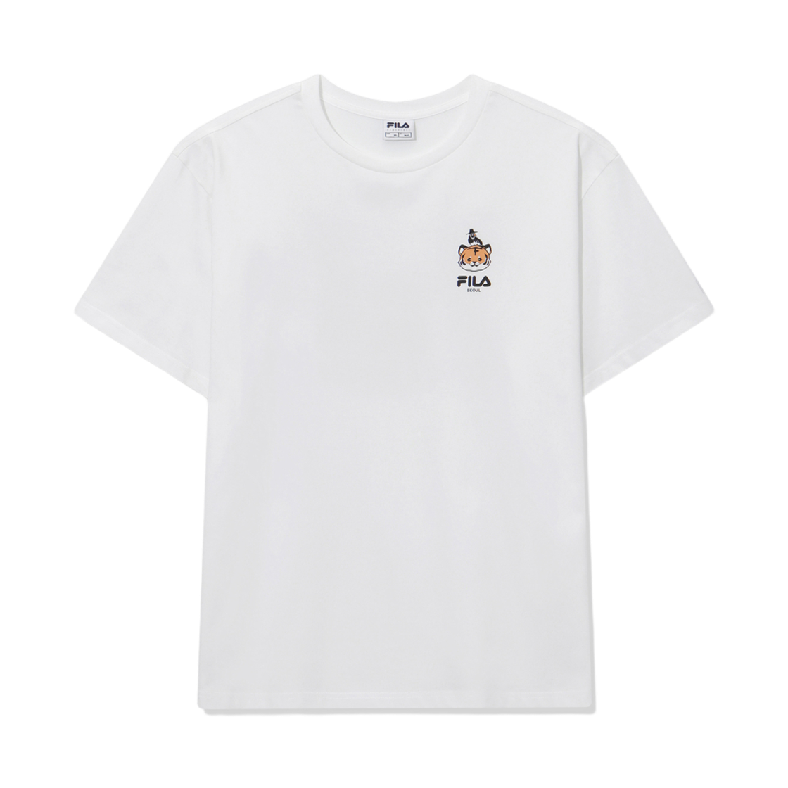 [6% 적립] 휠라 유니 서울 익스클루시브 반팔티 화이트([6% 적립] FILA Unisex Seoul Exclusive T-Shirt White)