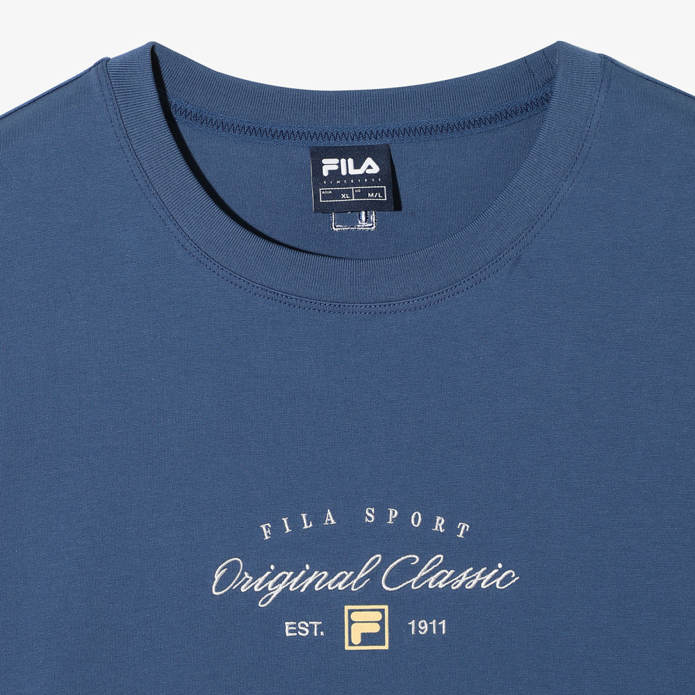 [6% 적립] 휠라 Coldwave+ 트랙 어깨배색 반팔티 다크블루([6% 적립] FILA Coldwave+ Track Color Block T-Shirt Dark Blue) - 3