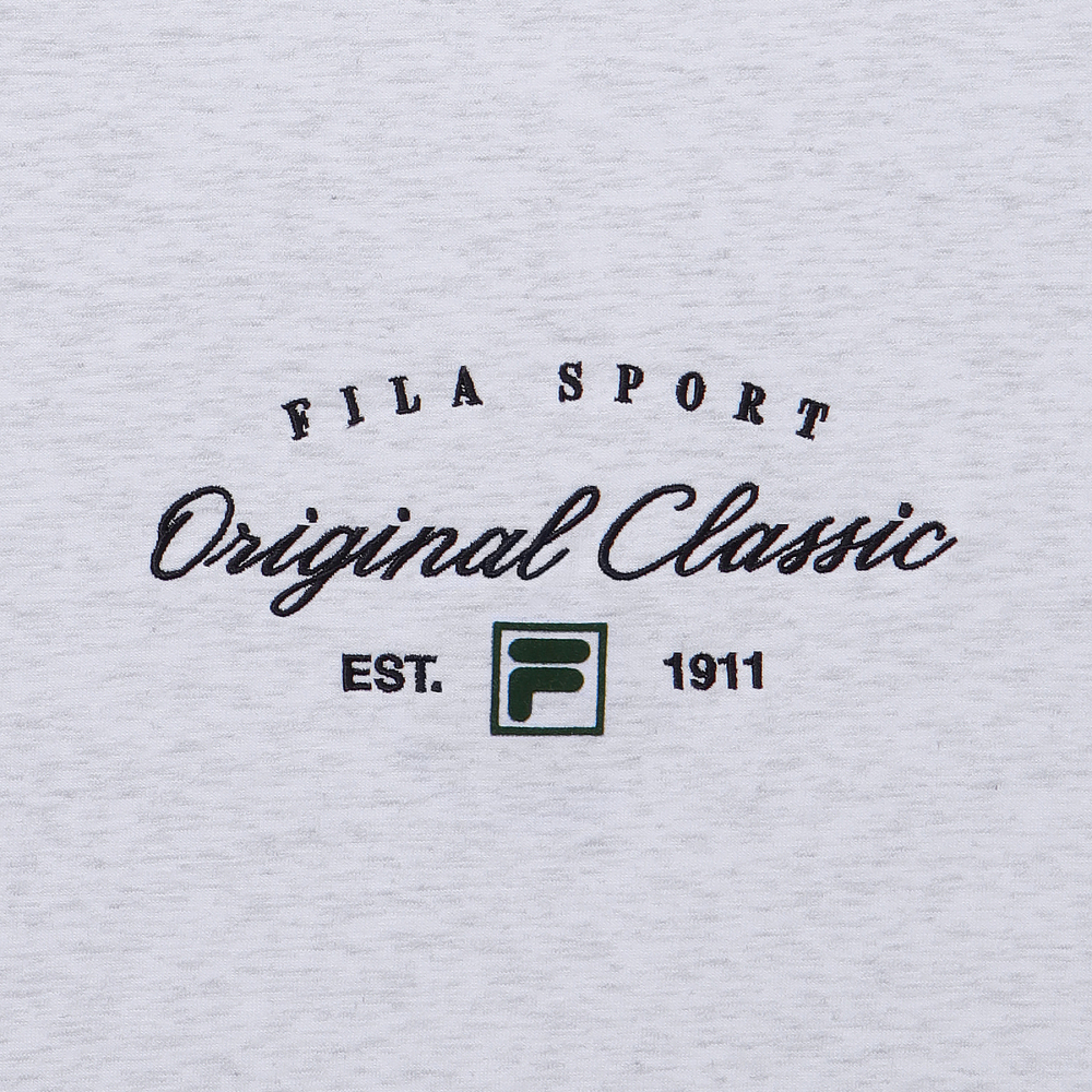 [6% 적립] 휠라 Coldwave+ 트랙 어깨배색 반팔티 화이트멜란지([6% 적립] FILA Coldwave+ Track Color Block T-Shirt White Melange) - 4