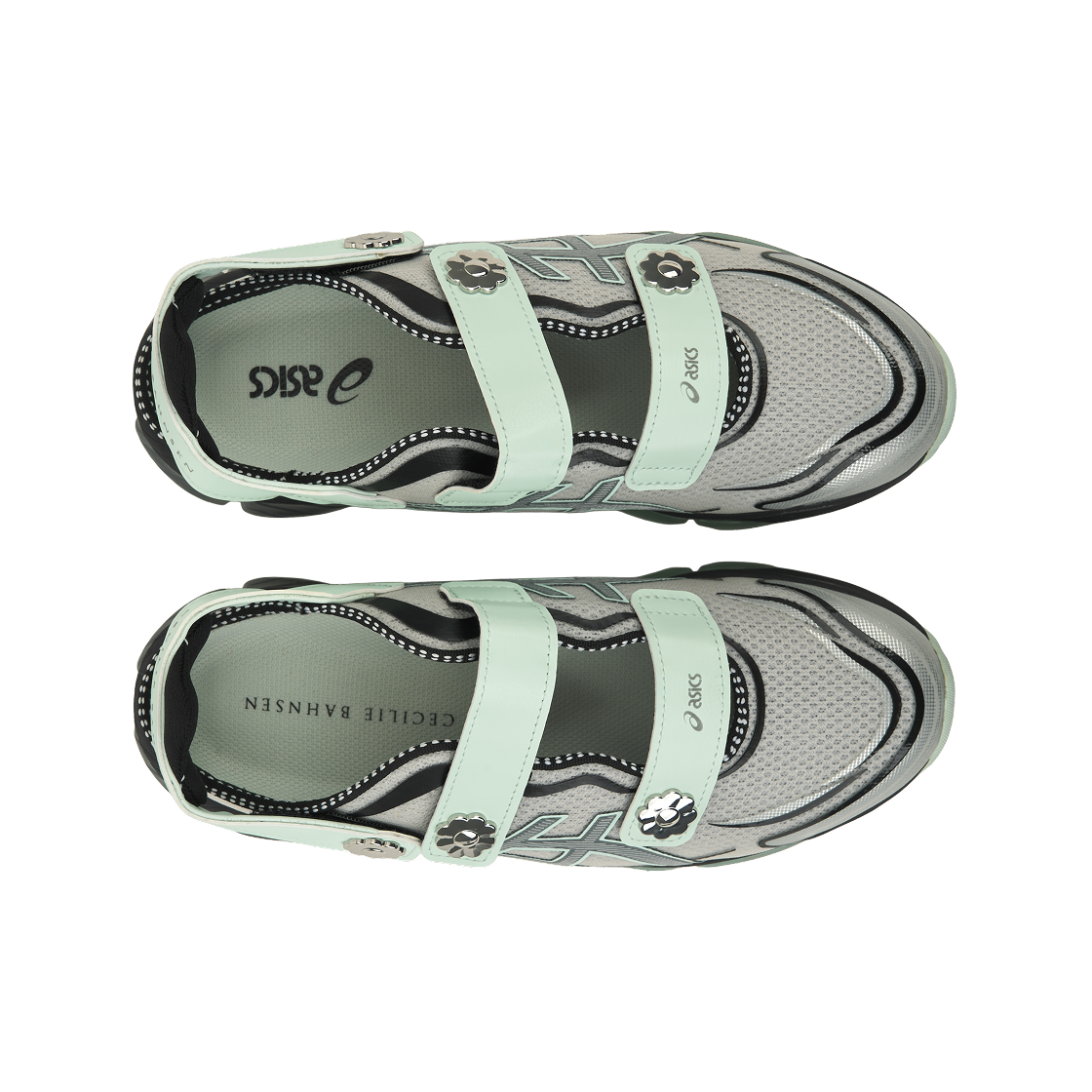 아식스 x 세실리에 반센 젤 퀀텀 360 8 실버 민트(Asics x Cecilie Bahnsen Gel-Quantum 360 VIII Silver Mint) - 5