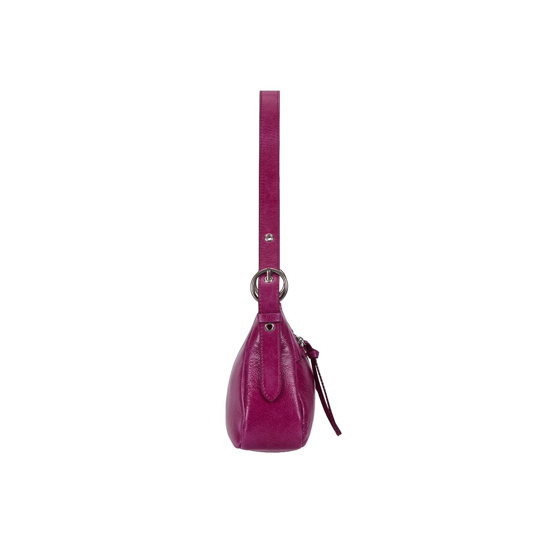 분크 토크 캐빈 크루 빈티지 레더 숄더 스몰 푸시아 핑크(vunque Toque Cabin Crew Vintage Leather Shoulder S Fuchsia Pink) - 4