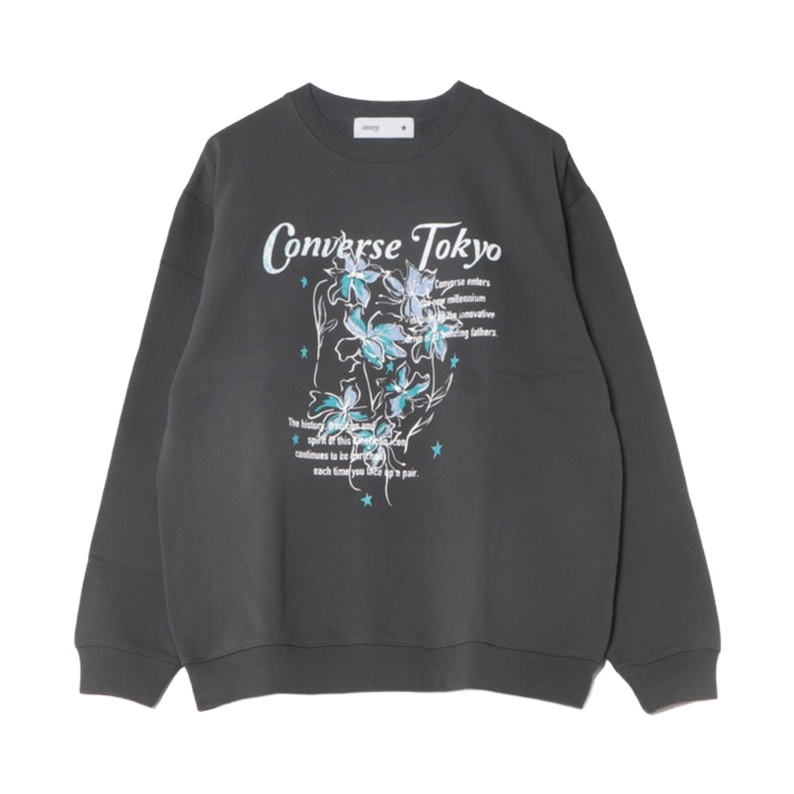 A2861UTS259 Converse Tokyo Lily Flower Print Sweat Microscope