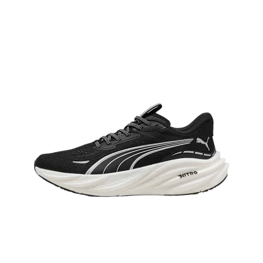 (W) 푸마 매그니파이 나이트로 3 푸마 블랙 푸마 화이트((W) Puma Magnify Nitro 3 Puma Black Puma White) - 2