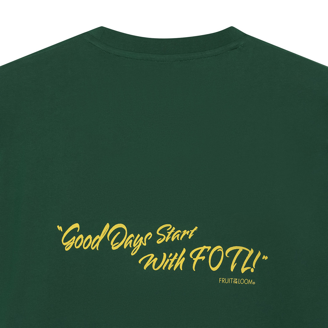 프룻오브더룸 프룻 1851 레몬 반팔티셔츠 그린(fruitoftheloom Fruit 1851 Lemon Banpal T-shirts GREEN) - 4