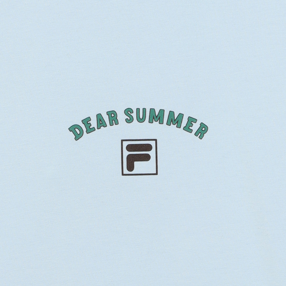 [6% 적립] 휠라 Coldwave+ 썸머 일러스트 반팔티 라이트블루([6% 적립] FILA Coldwave+ Summer Illustration T-Shirt Light Blue) - 5