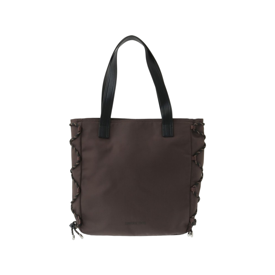 컨버스 도쿄 레이스업 코드 토트백 브라운(Converse Tokyo Lace-up Cord Tote Bag Brown)