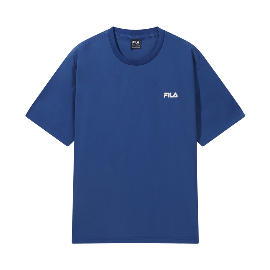 [6% 적립] 휠라 에센셜 우븐 반팔티 블루([6% 적립] FILA Essential Woven T-Shirt Blue) - 1