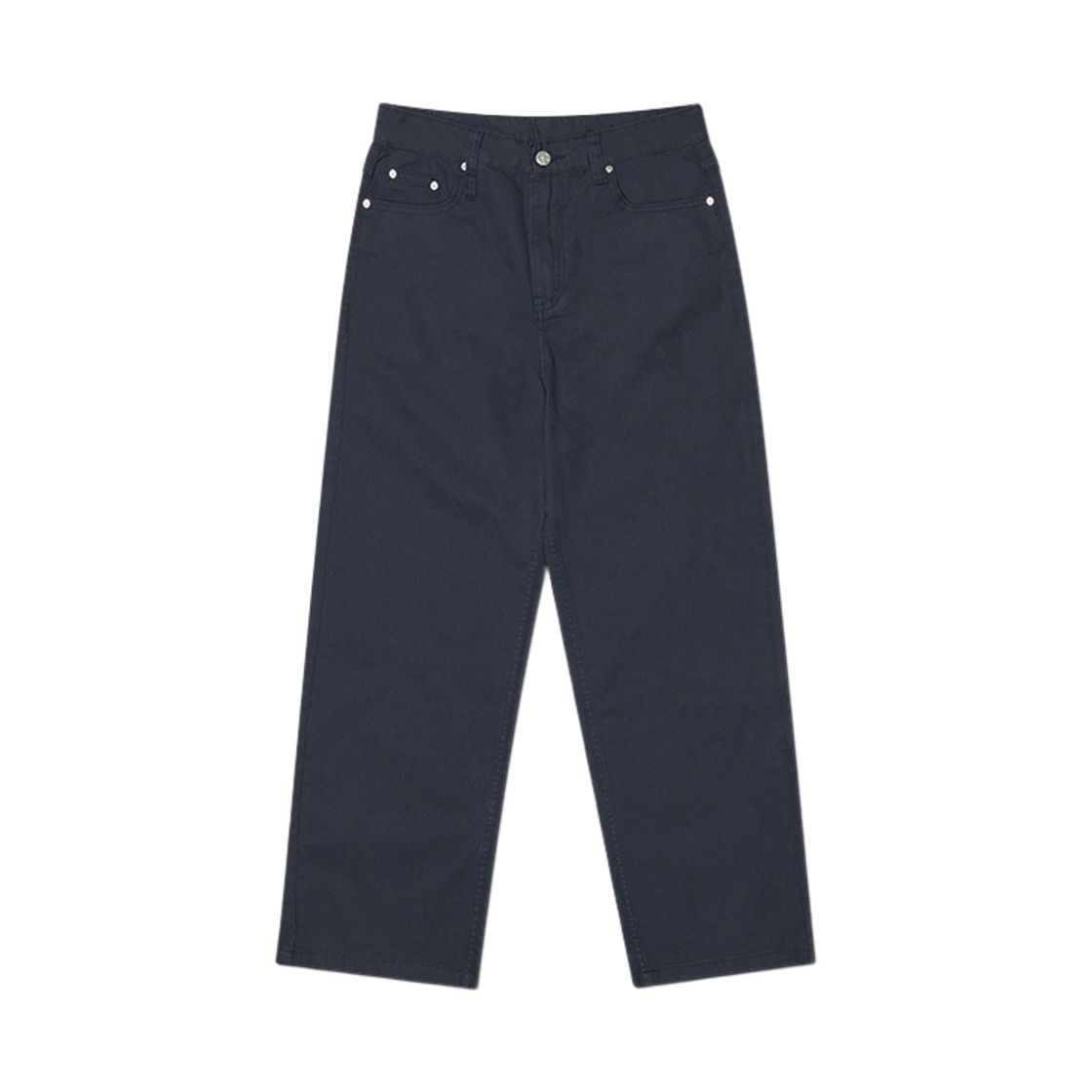 NMSS62PT03NVY NOMANUAL Straight Wide Cotton Pants Navy