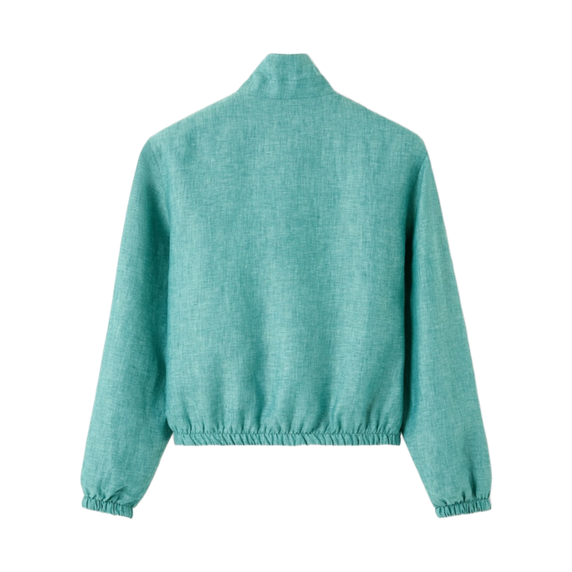 (W) 로로 피아나 리넨 레인 시스템 봄버 자켓 프릭클리 페어 오일 듀 드롭((W) Loro Piana Linen Rain System Bomber Jacket Prikcly Pear Oil Dew Drops) - 2