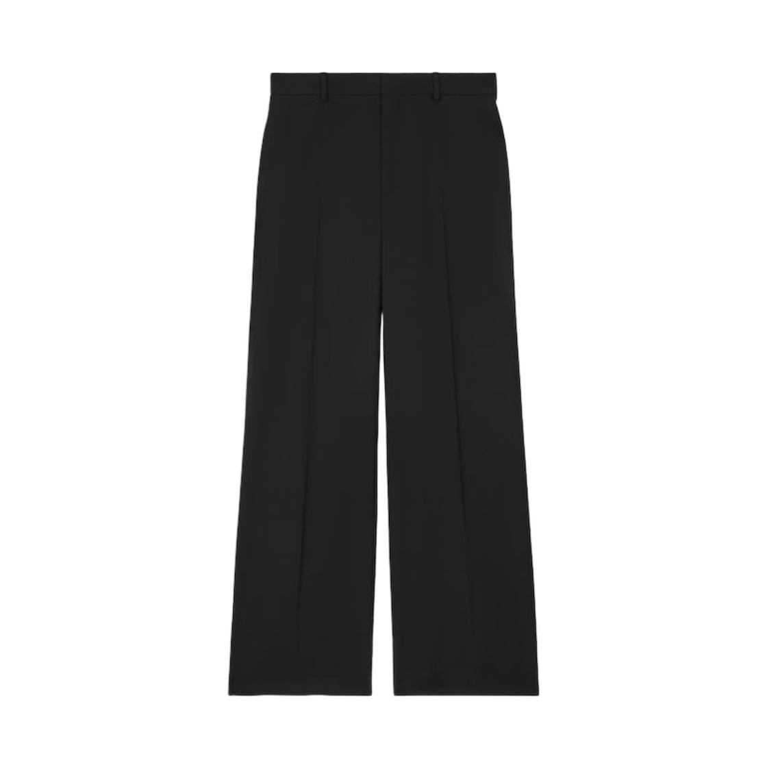 (W) 셀린느 이선 트라우저 울 개버딘 블랙((W) Celine Ethan Trousers in Wool Gabardine Black)