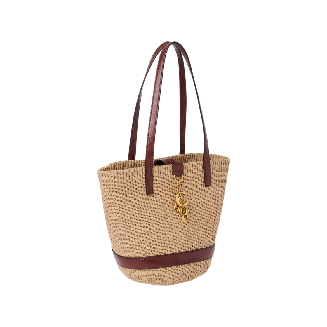 끌로에 참 베스킷 백 내츄럴 파이버 크래프티 브라운(Chloe Charms Basket Bag in Natural Fibers Crafty Brown) - 2