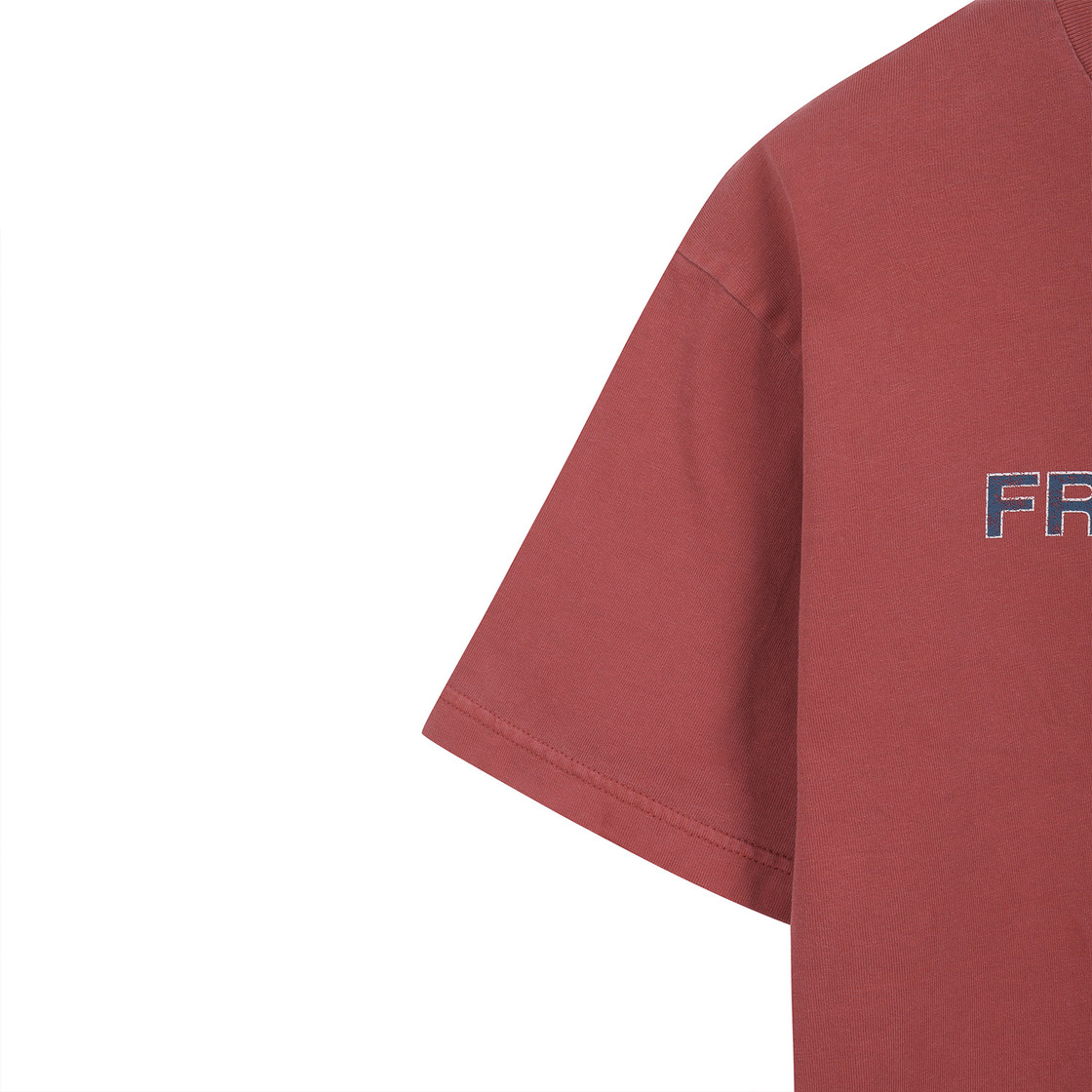 프룻오브더룸 피그먼트 USA 그래픽 티셔츠 레드(fruitoftheloom Pigment USA Graphic T-shirts RED) - 5