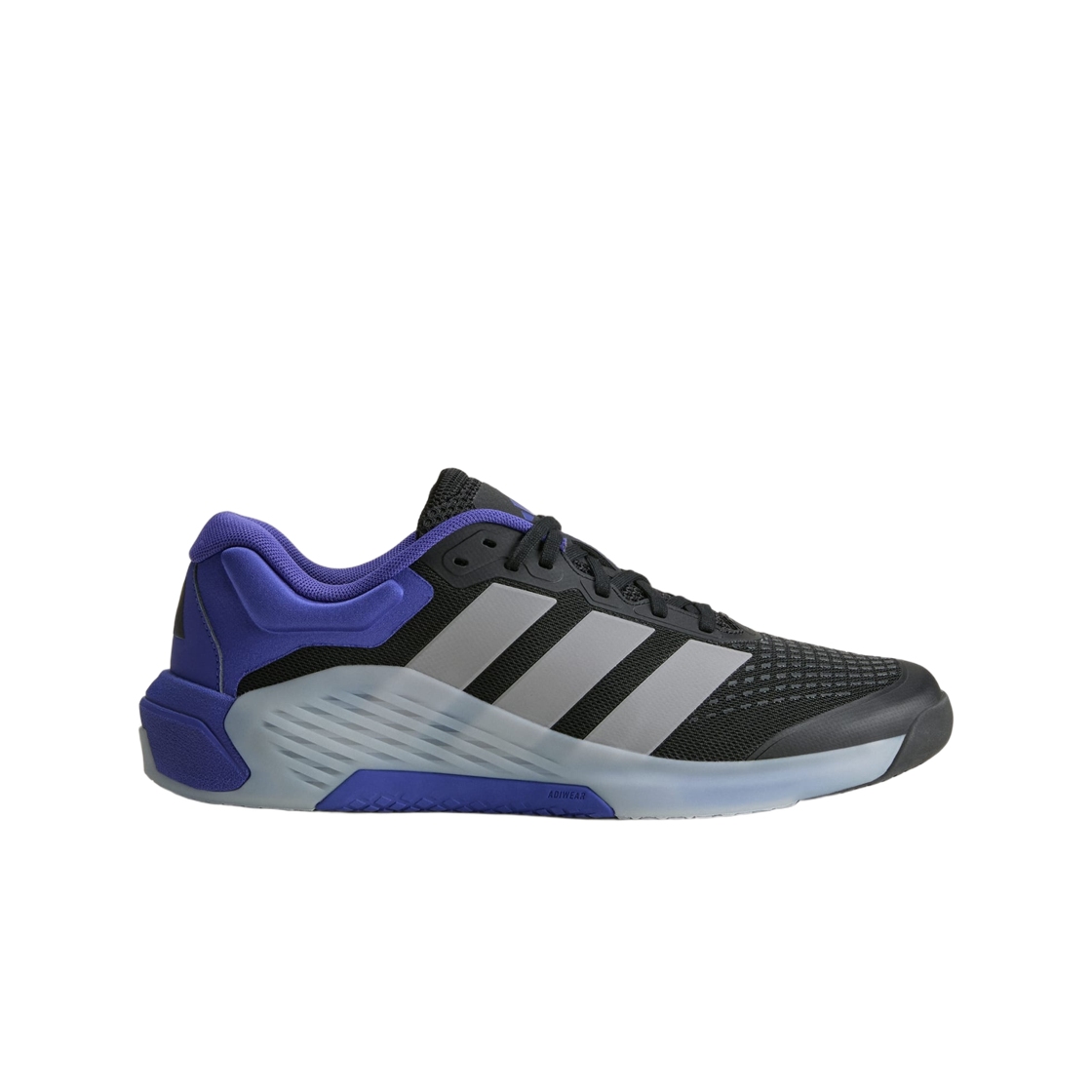 KJ6610 Adidas Dropset 4 Trainer Core Black Halo Silver