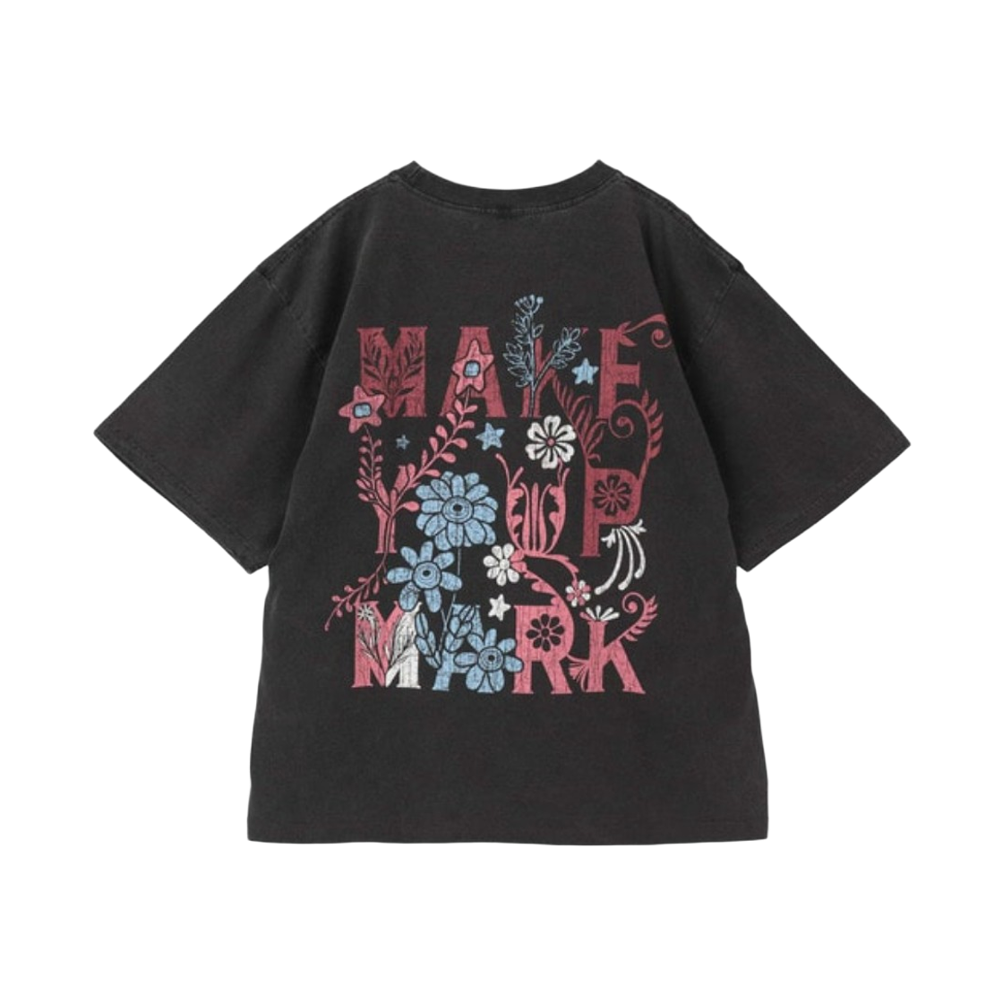 A2861UTS559 Converse Tokyo Pigment Dyed Back Print T-Shirt Black