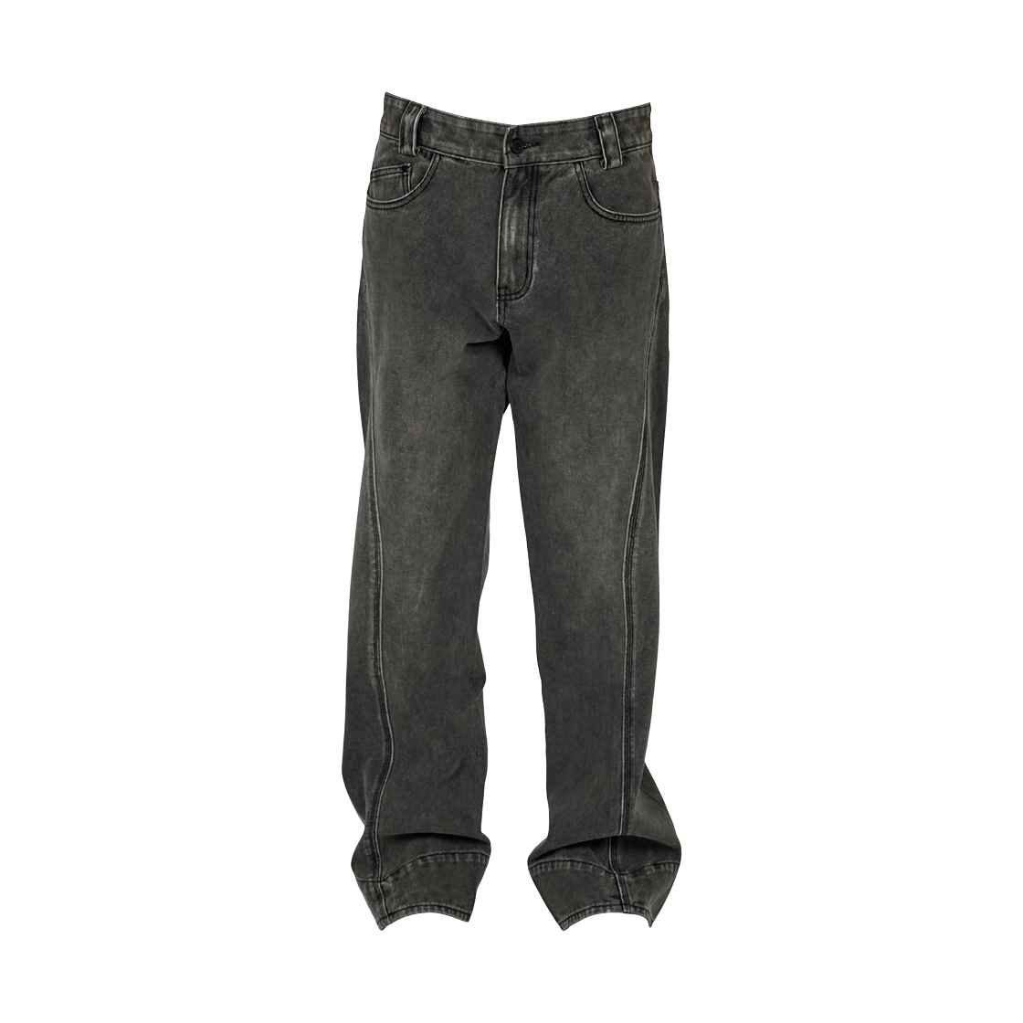 플라스틱 프로덕트 MPa 드리프트 데님 팬츠 그레이(Plastic Product MPa Drift Denim Pants Grey)