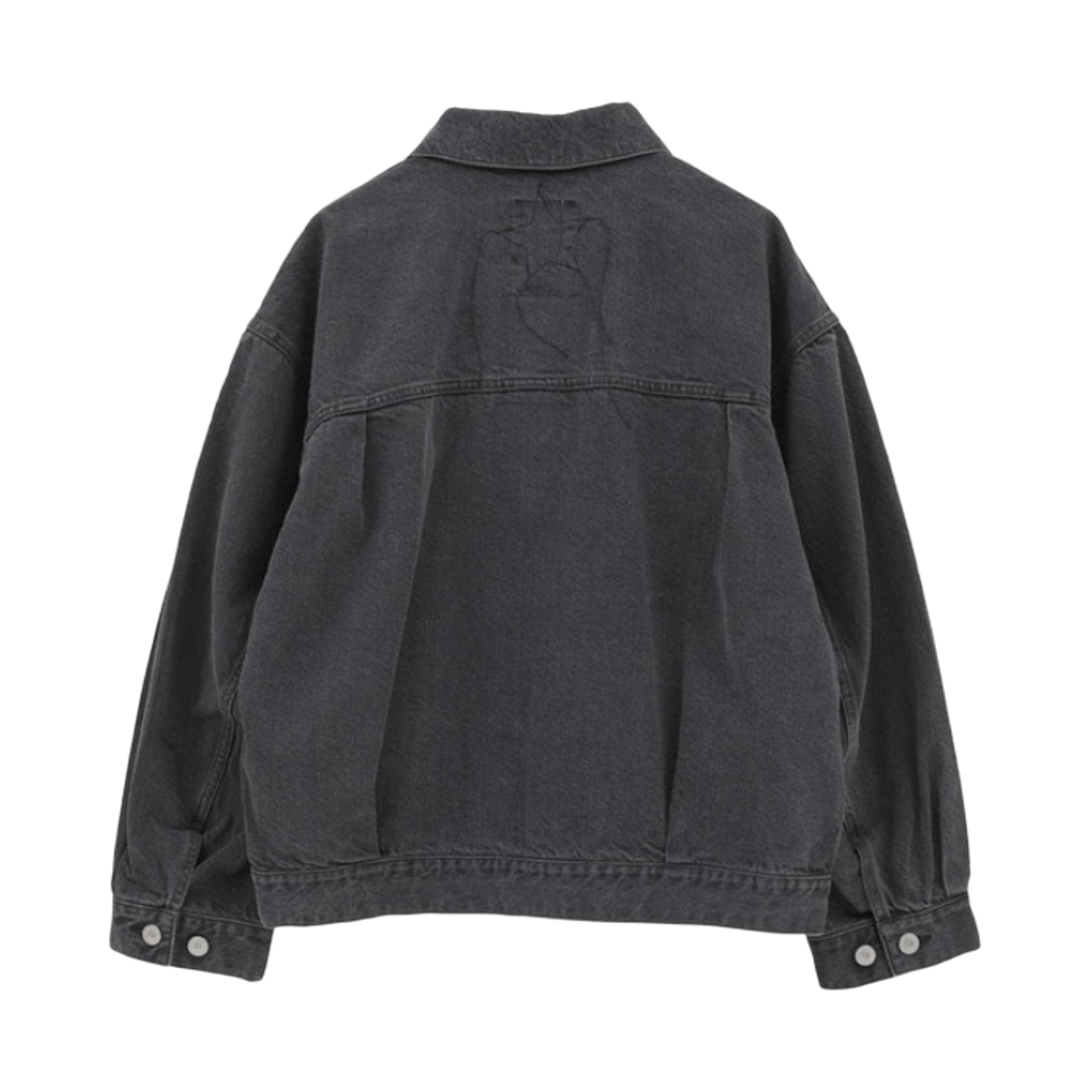 컨버스 도쿄 x 쿠로 데님 자켓 그레이(Converse Tokyo x Kuro Denim Jacket Gray) - 2