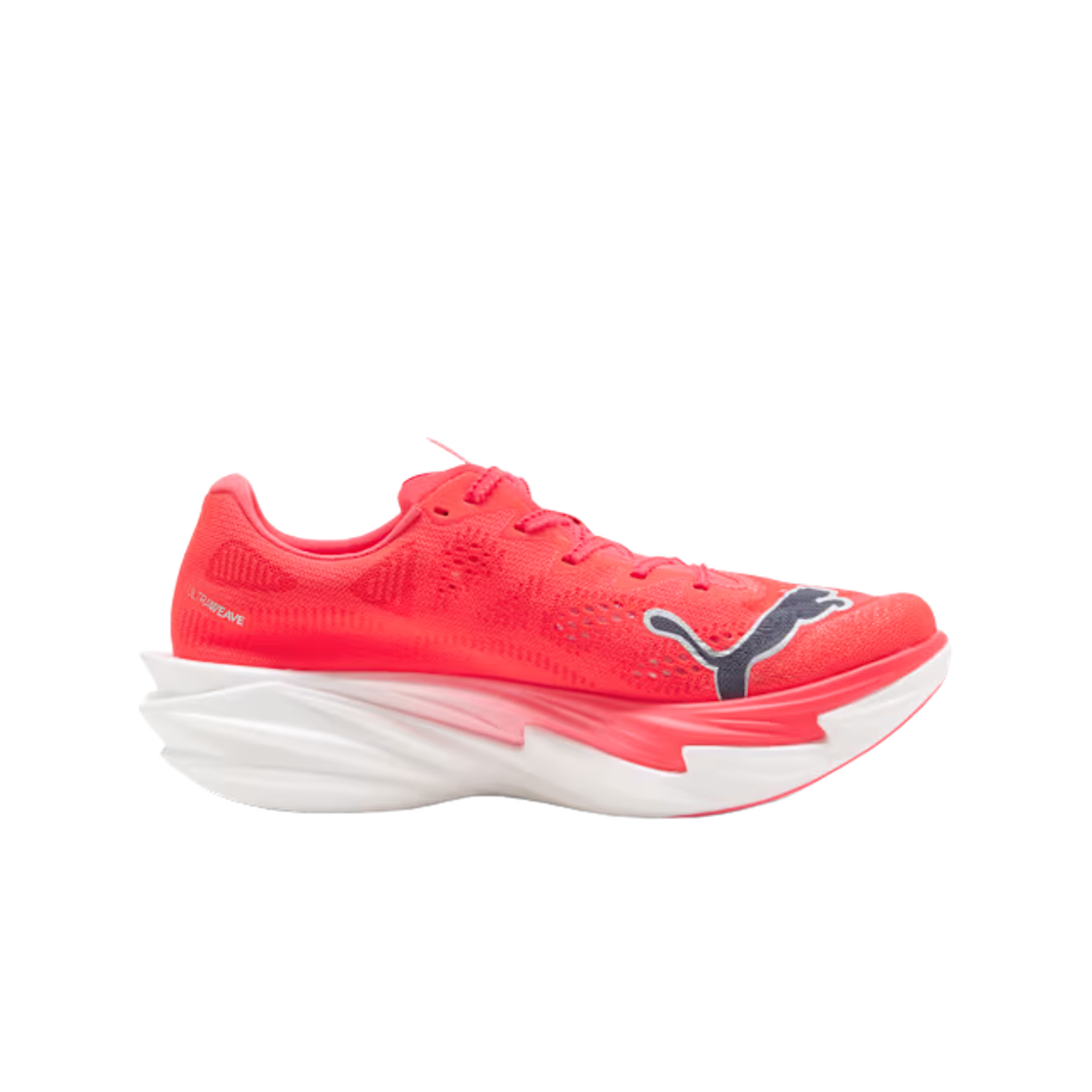 312128-07 (W) Puma Deviate Nitro Elite 4 Ultra Red Inky Depths Puma White