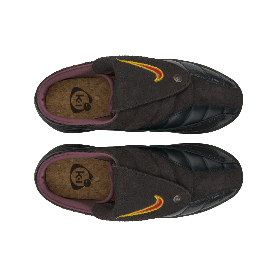 나이키 x 키즈 오브 이미그랜트 토탈 90 뮬 벨벳 브라운 유니버시티 골드(Nike x Kids of Immigrants Total 90 Mule Velvet Brown University Gold) - 5