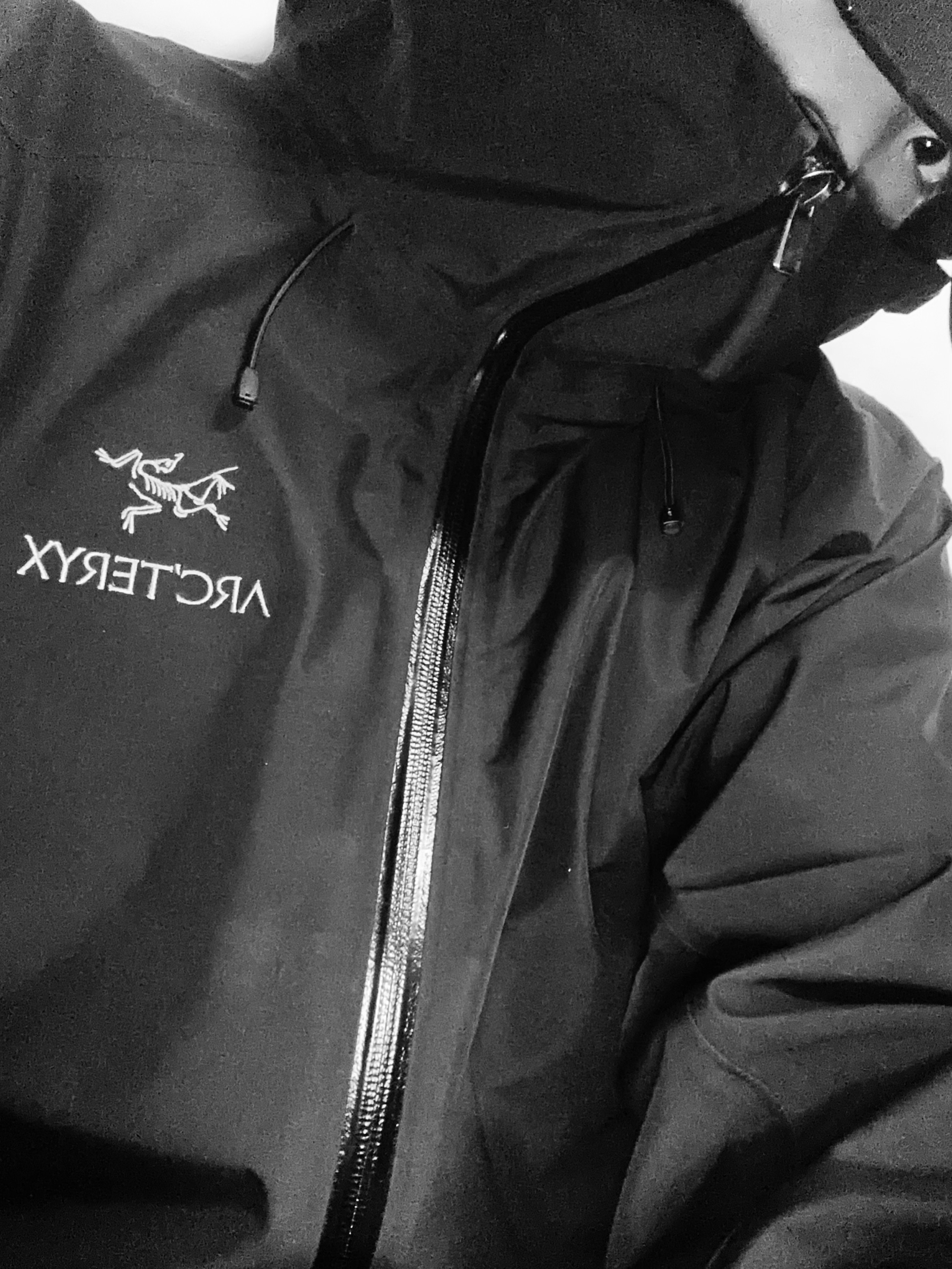 Arc'teryx Beta LT Jacket Black 착용 스타일