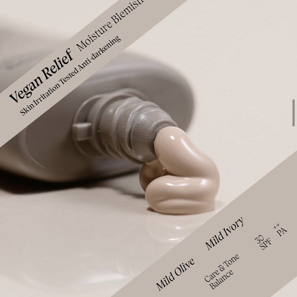 athe Vegan Relief BB cream 착용 스타일