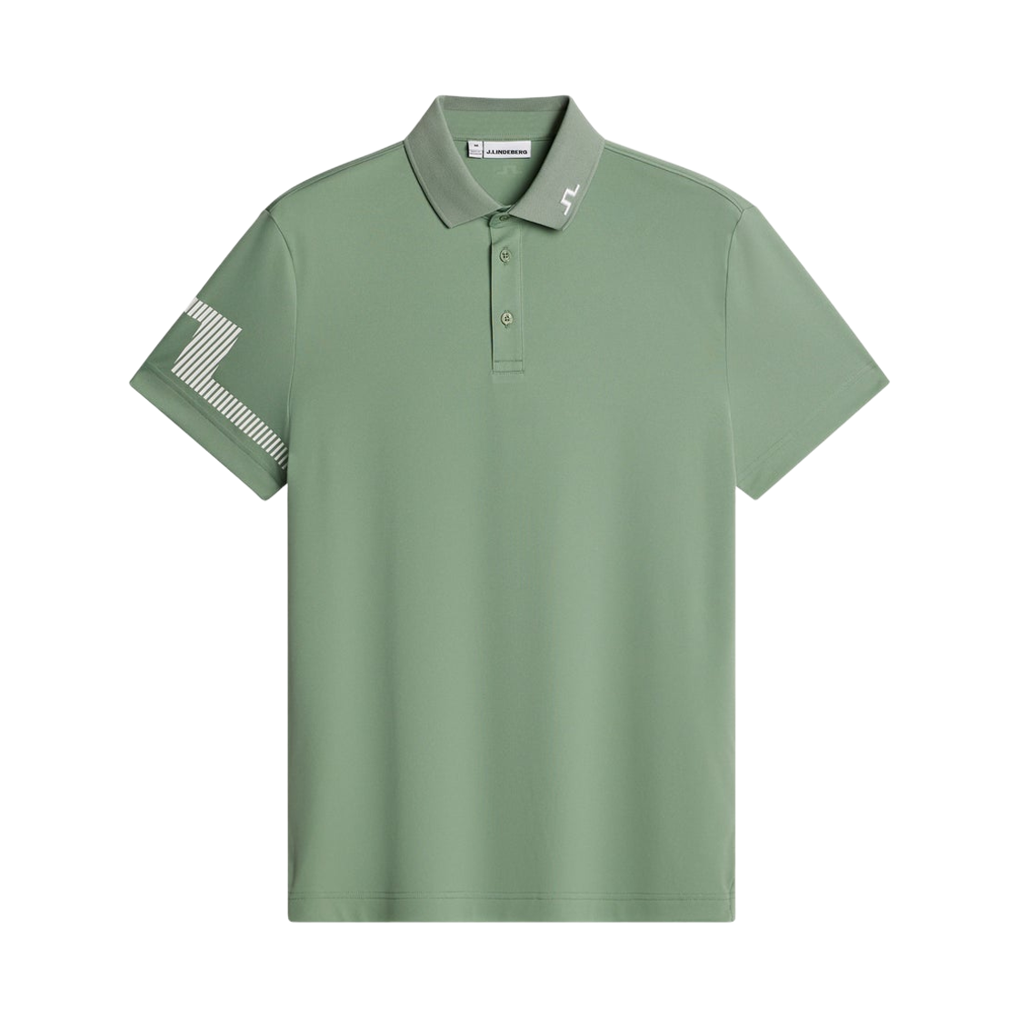 GMJT14650-M286 J.Lindeberg Heath Polo Hedge Green