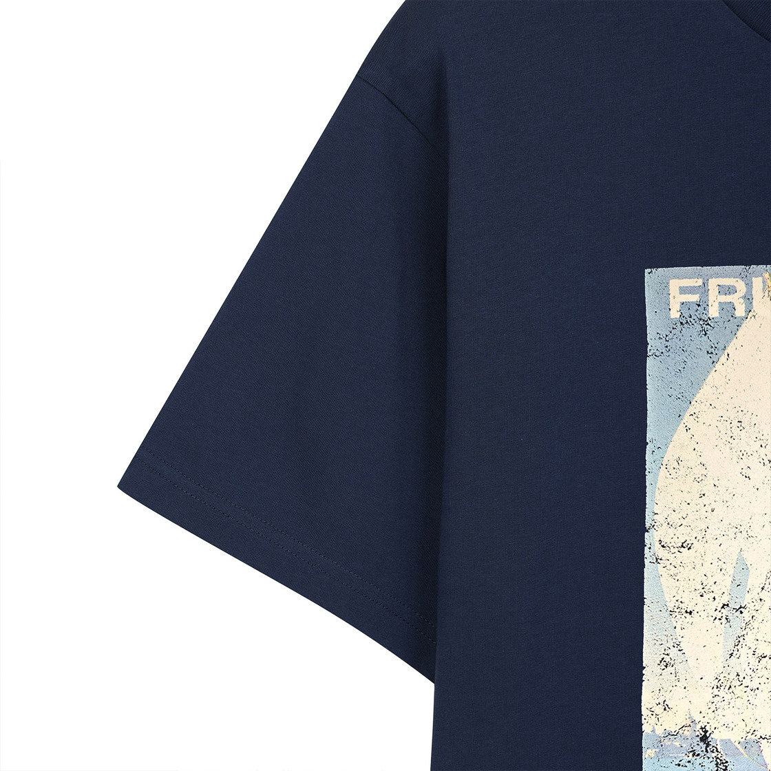 프룻오브더룸 세일링 빈티지 반팔티셔츠 네이비(fruitoftheloom Sailing Vintage Banpal T-shirts NAVY) - 4