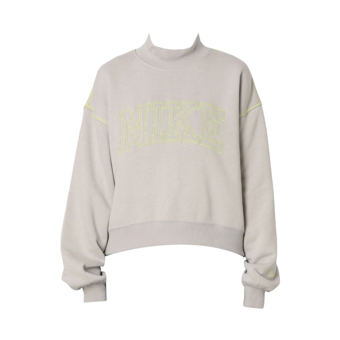 IM7491-009 (W) Nike NSW Phoenix Fleece Mock Neck Sweatshirt College Grey - Asia