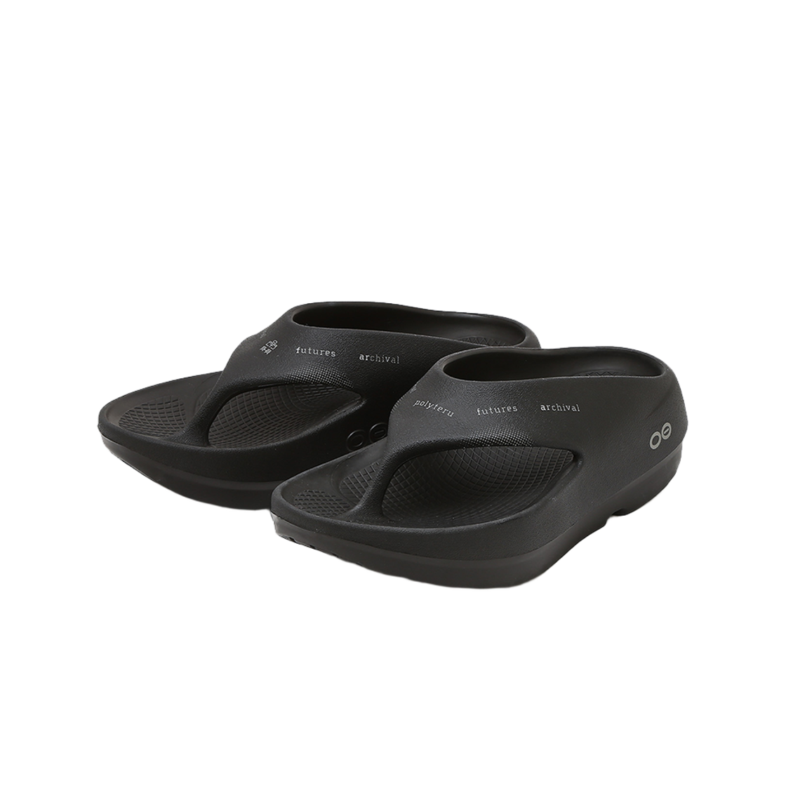 [KREAM 단독] 우포스 x 폴리테루 OOriginal+ 블랙 남여공용 플립플랍([KREAM 단독] OOFOS x POLYTERU OOriginal+ Black Unisex Flip-Flop) - 4