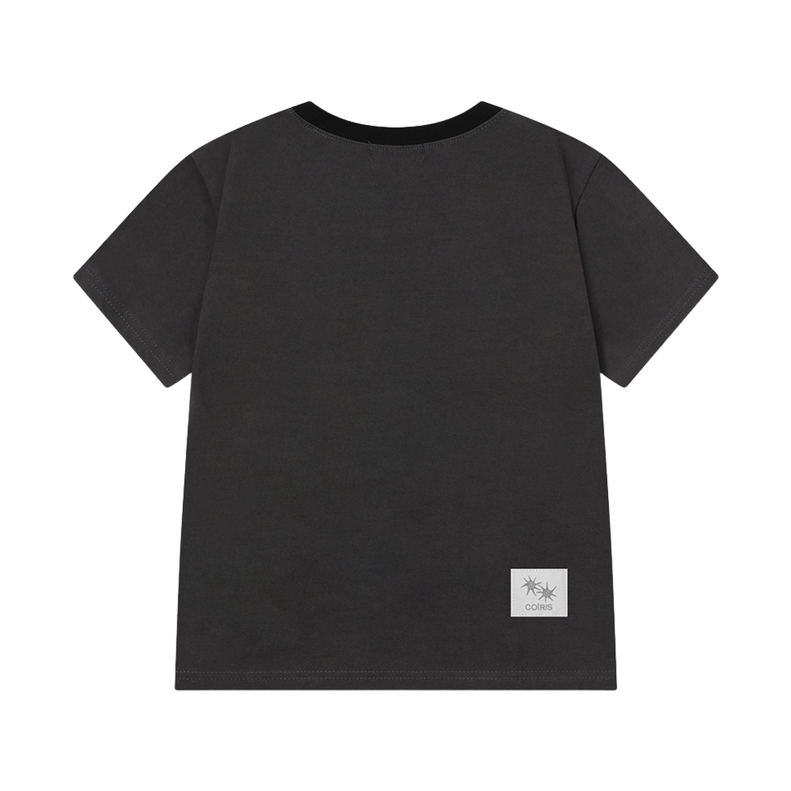 코이리스 솔루나 배색 반팔 티 남녀공용 차콜(Coiris Soluna Half T Unisex Charcoal) - 2